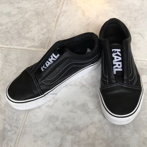 Vans x KARL LAGERFELD slip on sneakers